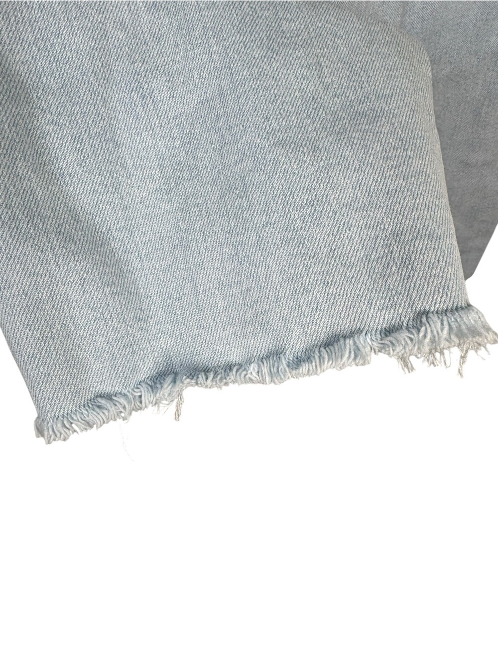 Levi’s Ribcage Straight Raw Hem Jeans Light Wash Women’s 26 Ankle - Picture 5 of 12